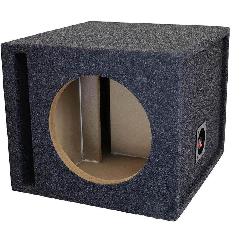 Universal Carpeted King Boxes Subwoofer Box, 12" Single Ported, S12V - Open Box