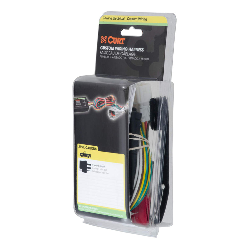 4-Pin CURT Vehicle-Side Custom Trailer Wiring Harness, Fits Select Scion xD