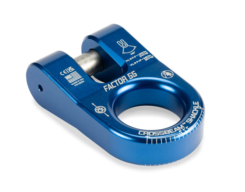 CROSSBEAM SHACKLE BLUE - Factor 55-00054-02