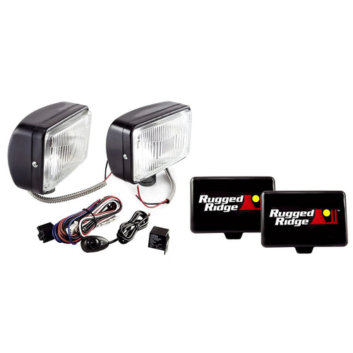 Light Kit Rugged Ridge | 5" x 7" Housing, 2-Piece | 15207.55 | Fits 1999-2025 Jeep Universal