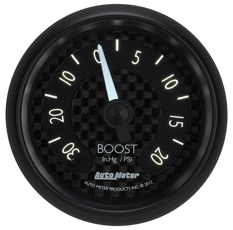 Auto Meter GT Series Mechanical Boost/Vacuum Gauge 8001
