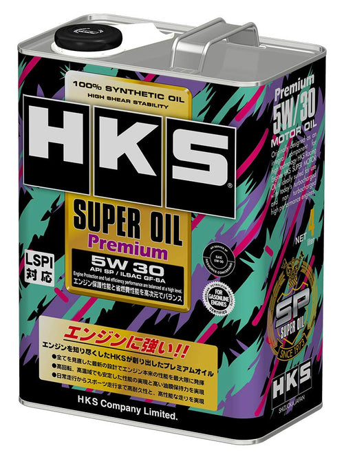 SUPER OIL HKS Premium API SP/ILSAC GF-6A 5W30 4L