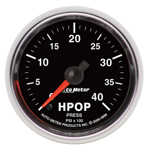 Auto Meter 2" 3896 GS 0-4000 PSI Diesel HPOP Pressure Gauge