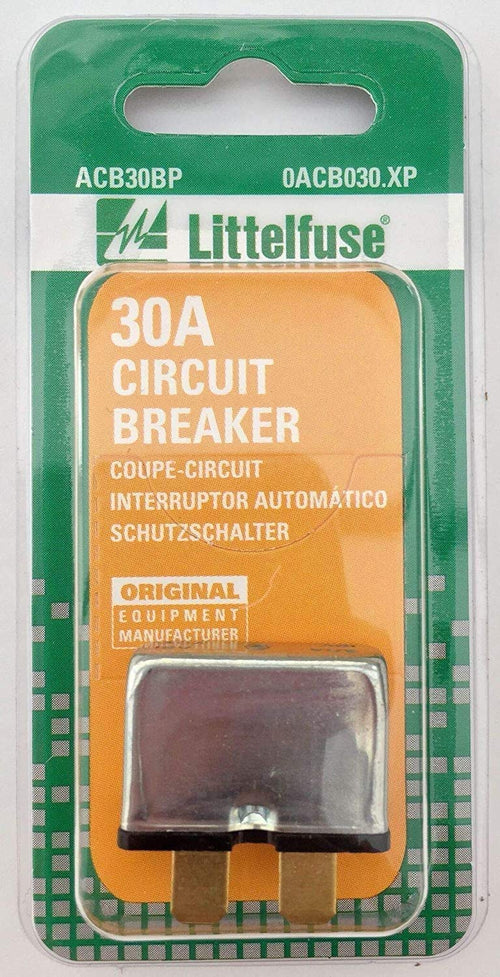 30A Littelfuse ACB30BP Circuit Breaker Plug