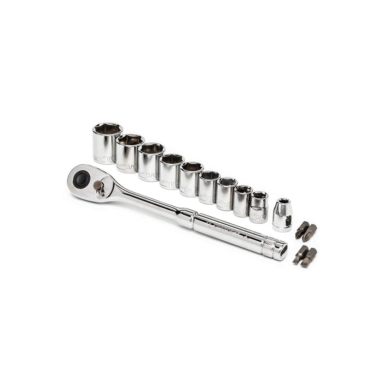 15 Pc Crescent 3/8" Drive 6 Point SAE Mechanics Tool Set - CSWS38SAE15
