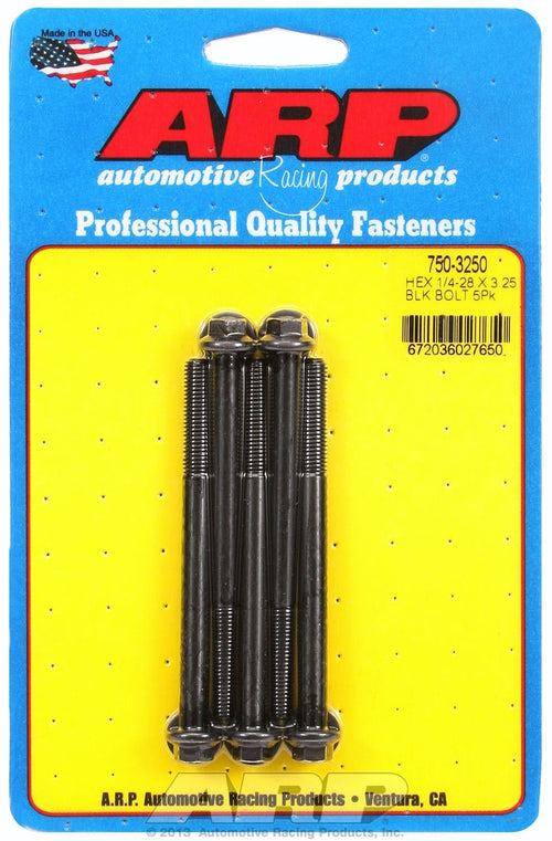 Hex ARP (750-3250) Oxide Bolt, Black