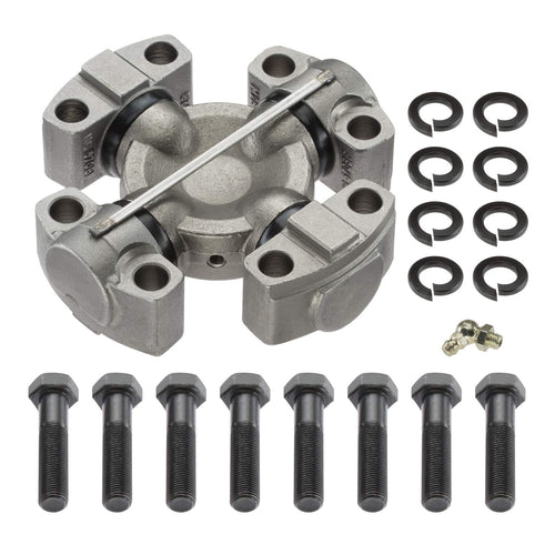 Premium MOOG 927B Greaseable Universal Joint for 927 with 8 1/2"-20 x 2-1/4" Cap Screws & 8 Lock Washers