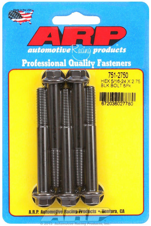 Hex Bolt ARP (751-2750), Black Oxide