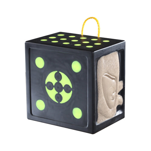 RhinoBlock XL Rinehart Target | Extra-Large 6-Sided Block Archery Target with Replaceable Insert | Broadhead Compatible | Self-Healing Foam | Made in USA