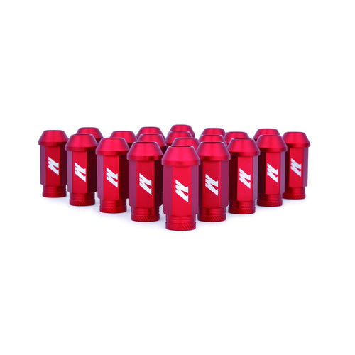 Mishimoto Aluminum Locking Lug Nuts - MMLG-125-LOCKRD, M12 x 1.25, Red