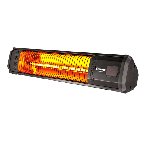 Electric Solera RV Awning Detachable Outdoor Patio Heater with Built-in Timer, Powder Coated Steel Construction, UL Certification, IP35 Rating, Power Cord, Mounting Brackets - 2023035872