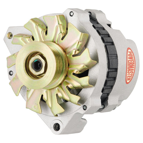 Alt GM CS130 Powermaster Natural 105A 6 grv Pulley Offset Left MTG Side BAT Post 1-Wire or OE Hookup