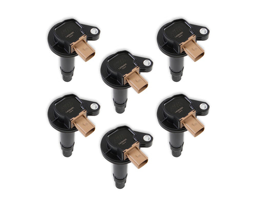 SuperCoil ACCEL 140646K-6 Ignition Coil - Black - 6-Pack (3-Pin)