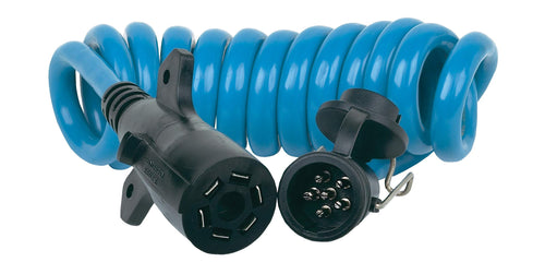 Endurance Flex-Coil 7 RV to 6 Pole Round Adapter Hopkins Towing Solutions 47085