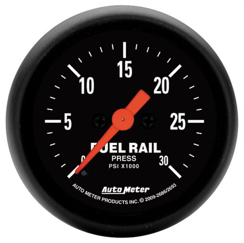 Z-Series AUTO METER 2693 Fuel Rail Pressure Gauge,2.3125 in.