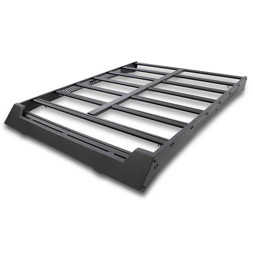 Ceros Low Profile Roof Rack Go Rhino | Aluminum, Textured Black | 5933200T | Fits 2024-2025 Toyota Land Cruiser