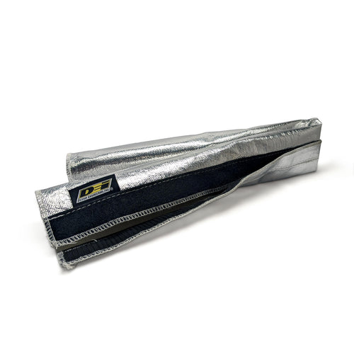 Heat Shroud Design Engineering 2" - 2-1/2" I.D. x 3ft Aluminized Sleeving for Ultimate Hi-Temp Protection (with Hook and Loop Closure)