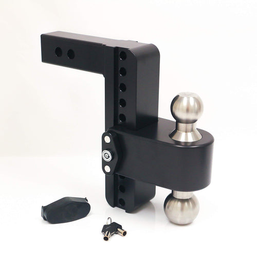 Drop Hitch Receiver Weigh Safe LTB8-2-CER-BLA: 2 Inches Adjustable