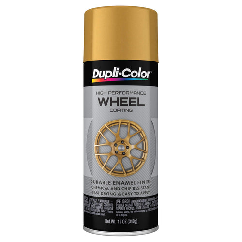 High Performance Dupli-Color Wheel Paint - Gold - 12 oz Aerosol Can