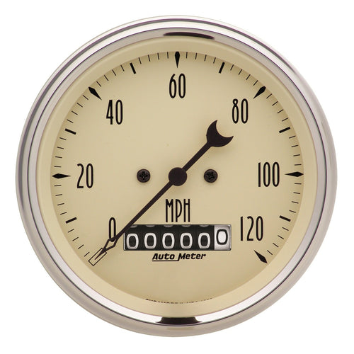 Auto Meter Antique Beige 1879 Electric Programmable Speedometer