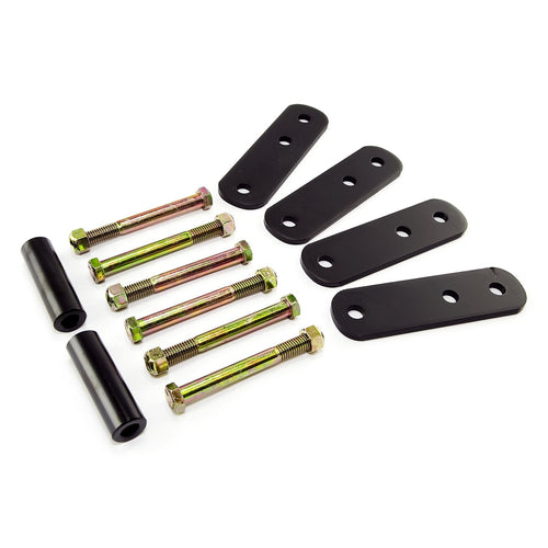 Suspension Leaf Spring Shackle Kit, Rugged Ridge Front, 1 Inch Lift | 18265.13 | Fits 1987-1995 Jeep Wrangler YJ