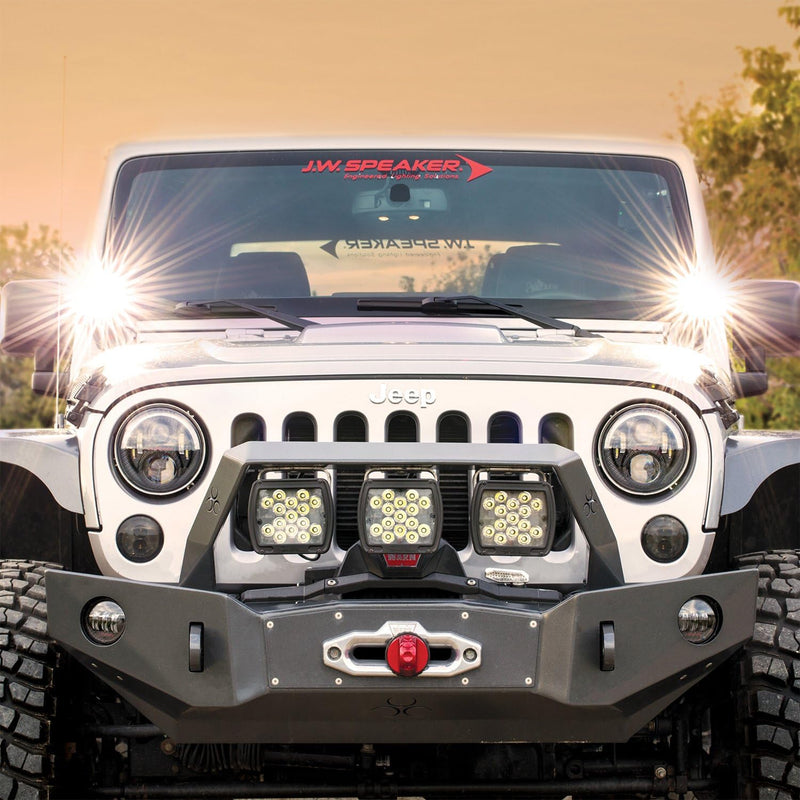 3.5" JW Speaker Model LED Auxiliary Light Kit (Flood Beam) - 0555003