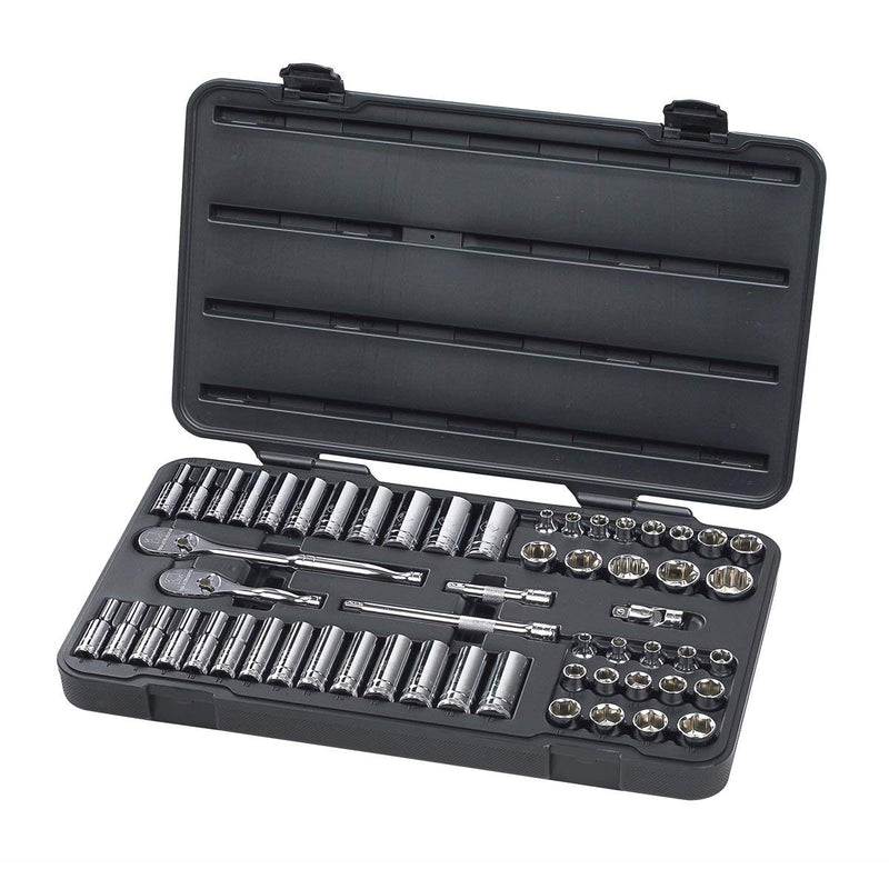 Set Skt SAE/Met GEARWRENCH 3/8Dr 6Pt 57 Pc (80550)