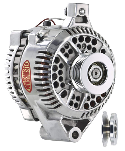 Polish Powermaster 677491 Alternator (3G 155A 6 Groove Pulley Small Frame Mating 1 wire)