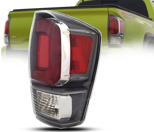 Toyota Tacoma Replacement for TRD Sport/Off-Road Crew Cab - Extended Cab 2020-2023; TRD Pro Crew Cab 2022-2023 Pickup Halogen Tail Light Assembly With Bulb, Right/Passenger Side, CAPA, 81550-04210