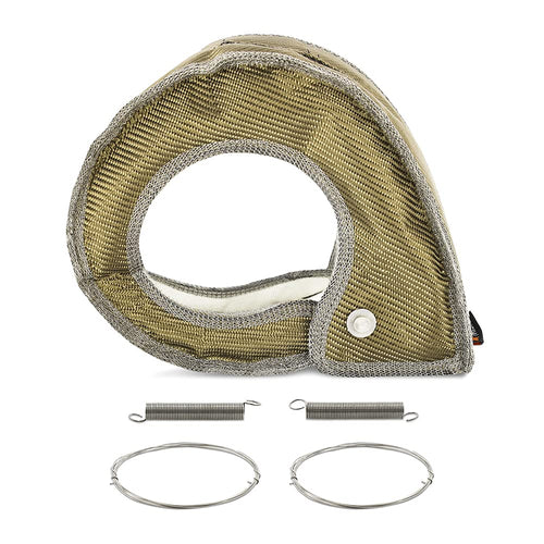 Mishimoto Titanium Turbo Blanket MMTB-DMAX-17, Compatible With Chevrolet/GMC 6.6L Duramax 2017-2019