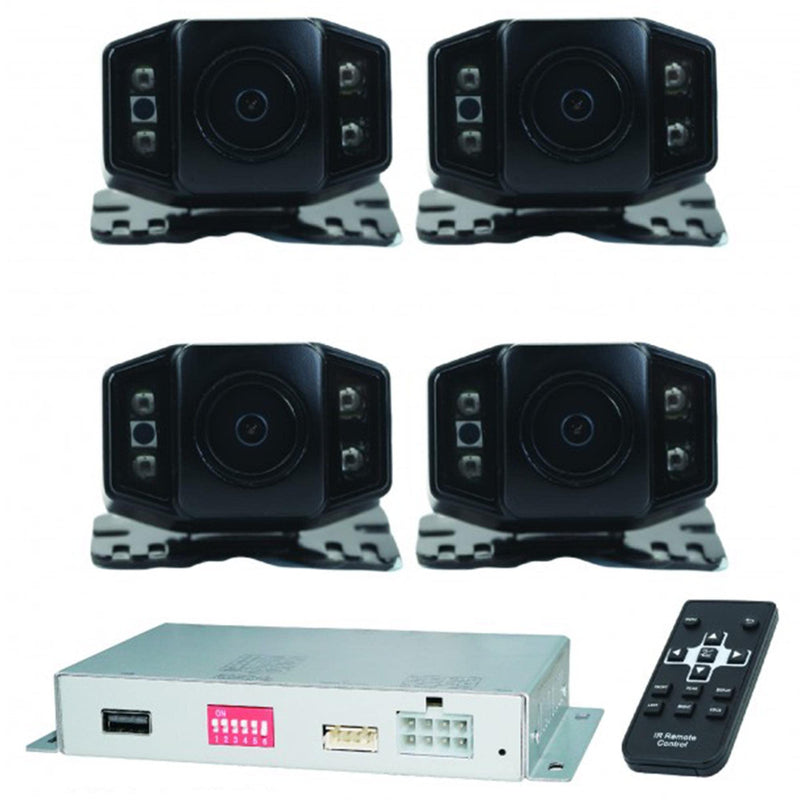 Echomaster Terrainview EMUBCAMKIT Universal 4-Camera Kit with DVR