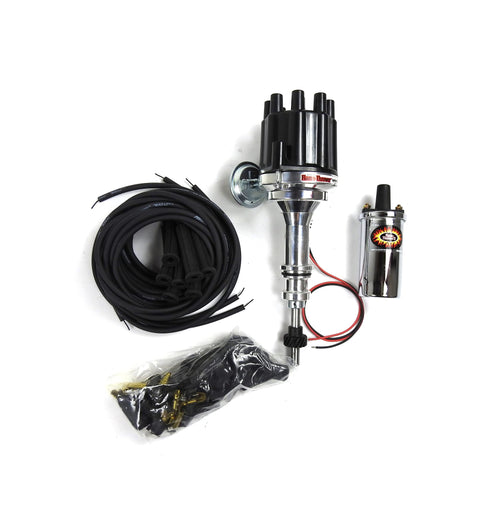 Bundle008 Pertronix Ignition Kit (Includes Ford 351WPlay Distributor Black Female Cap), 1 Pack