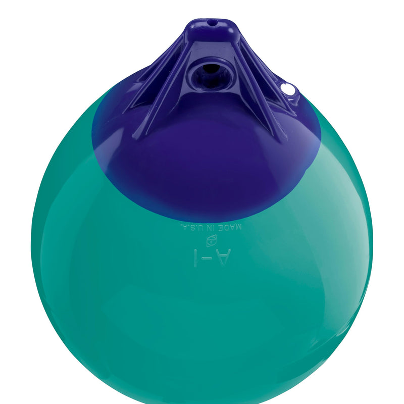 A-1 Standard Blue Ropehold Polyform Buoy - Teal