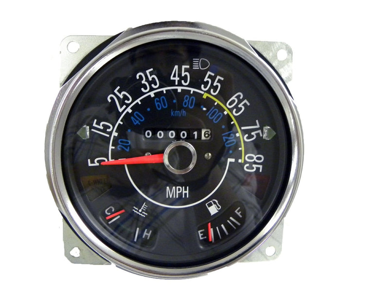 Crown Automotive Speedometer Assembly J5761110, black, white, amber