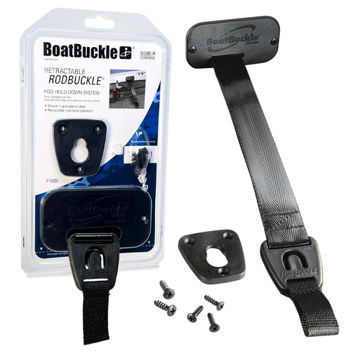 Gunwale/Deck Mount BoatBuckle F14200 Retractable Rod Tie-Down