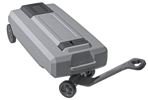 Thetford 40519 SmartTote2 RV Portable Waste Tote Tank - 4 Wheels - 35 Gallon - Silver