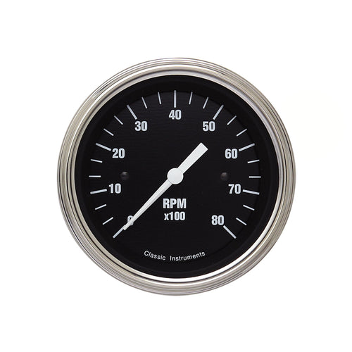 Hot Rod Classic Instruments HR80SLF 3 3/8" Tach 8000 RPM