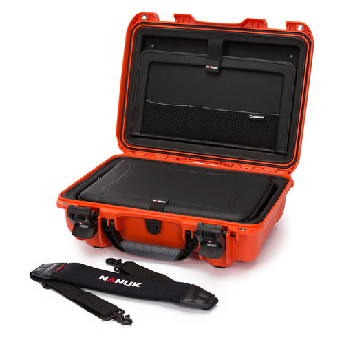 Hard Camera Case Nanuk 923 with Laptop Insert Kit, Orange (923-LK03)