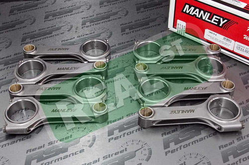 Chevy Small Block LS-1 Manley Performance (14051R-8) 6.125in H Beam w/ARP 2000 Connecting Rod Set