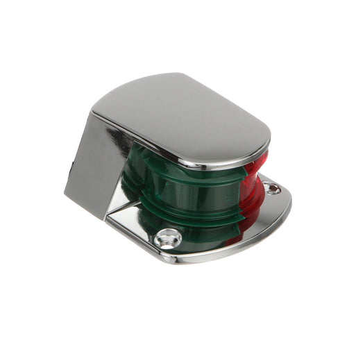 ZAMAK Attwood 1-Mile Sidelights, Bi-Color Combination, Deck Mount, Provides 1-Mile, 225-Degrees Light Visibility, 12V