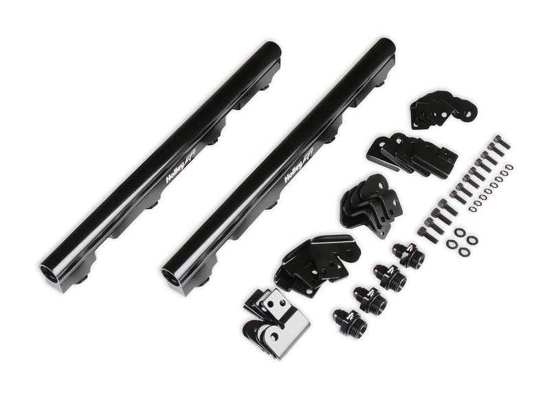 Fuel Rail Kit Holley EFI 534-244 Stock Truck LS Intakes Billet