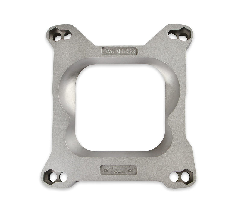 Carburetor Adapter Kit Mr. Gasket 4Bbl To 4Bbl, Silver