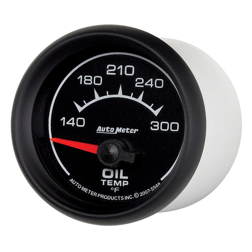 Auto Meter 2-1/16" 140-300 Degree F Short Sweep Electric Oil Temperature Gauge 5948