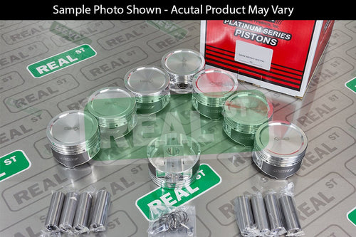 Piston Kit Manley Set 592107C-8 (Chevy LS Series 3.905in Bore 3.622in Stroke-4cc Flat Top), 1 Pack