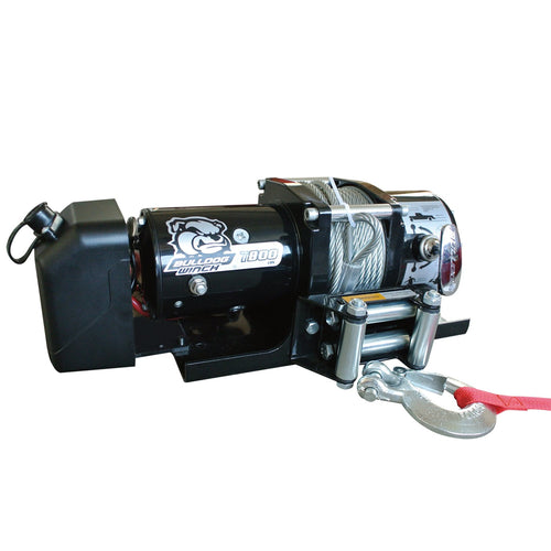 Winch BULLDOG 10031 (7800lb Trailer with 47.6 ft. Wire Rope, Roller Fairlead, Mounting Plate, Low Profile)