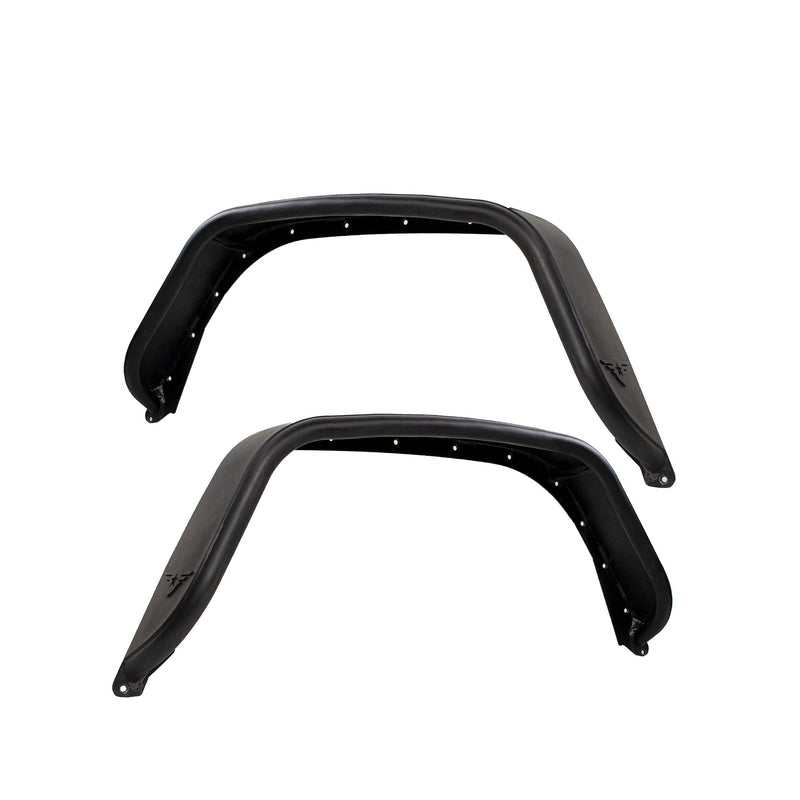 Combat Off Road Black Aluminum Full Assault Fender Kit - Rear compatible with Jeep JT Gladiator