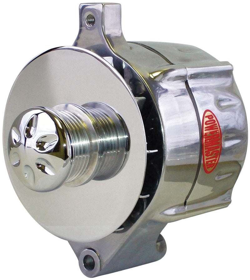 Chrome Powermaster 18305 Alternator (6G 140A 6 Groove Pulley Large Frame V Mating I-FR-AS Regular)