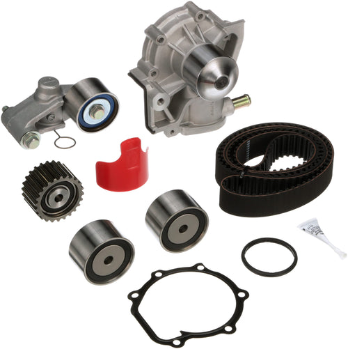 Gates PowerGrip TCKWP254A Premium Timing Belt Component Kit with Water Pump