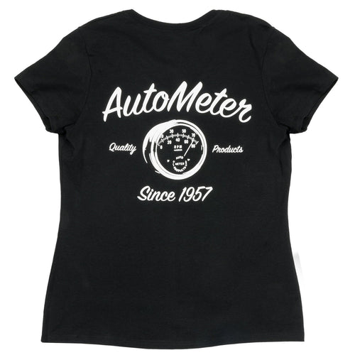 Women's AutoMeter 0423WM T-Shirt, Medium, Black, Vintage
