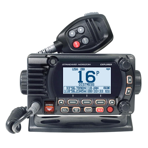 GX1850 Standard Horizon Fixed Mount VHF - NMEA 2000 - Black